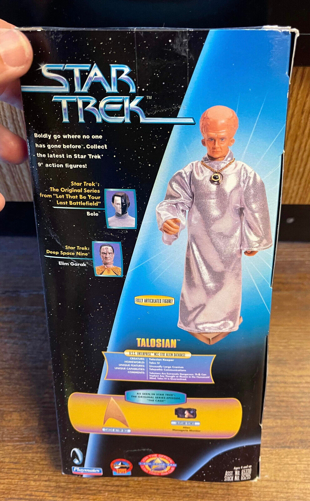 1998 Star Trek Talosian Warp Factor Series 5 Playmates Action Figure