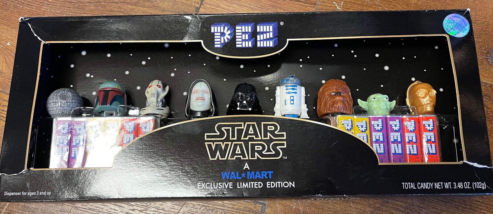 Star Wars Pez A Walmart Exclusive Limited Edition 2005 Collector's Set