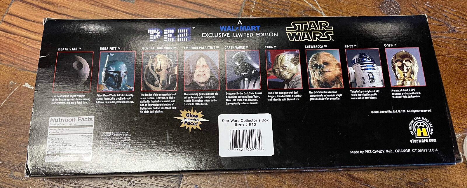 Star Wars Pez A Walmart Exclusive Limited Edition 2005 Collector's Set