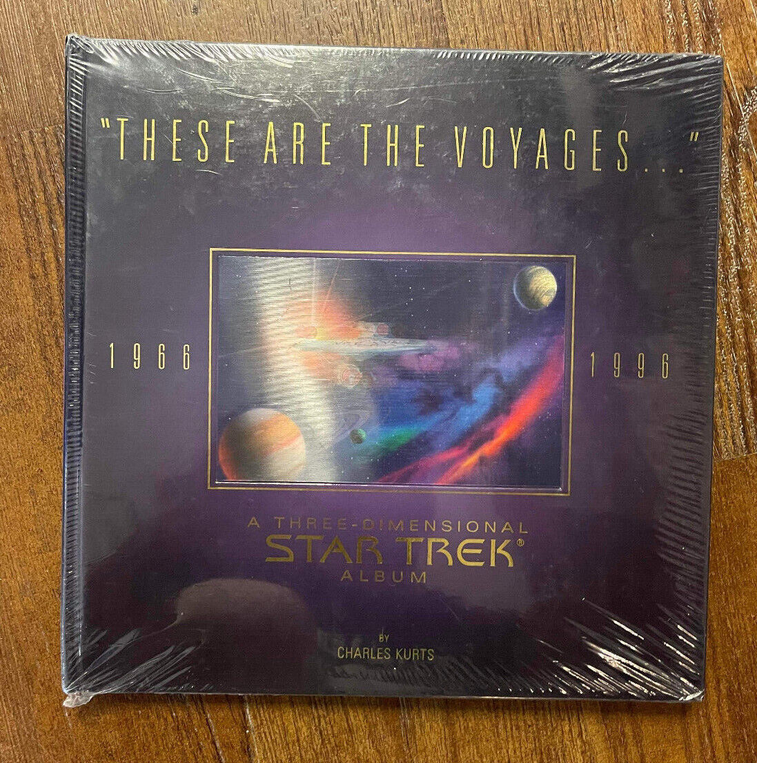 STAR TREK ALBUM These Are the Voyages 1966 - 1996 3 Dimensional Pop-Up Book