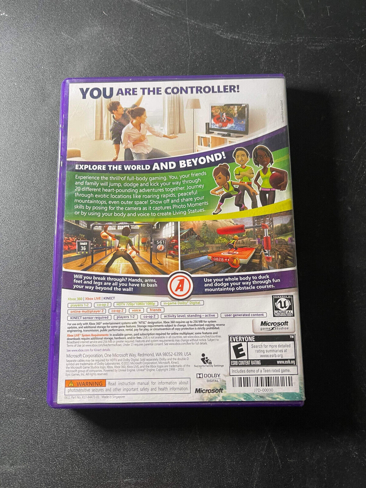 Kinect Adventures in Envelope, 2010, Xbox 360