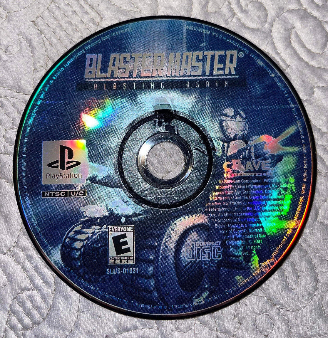 Blaster Master: Blasting Again (Sony PlayStation 1, 2001) / Plays Good