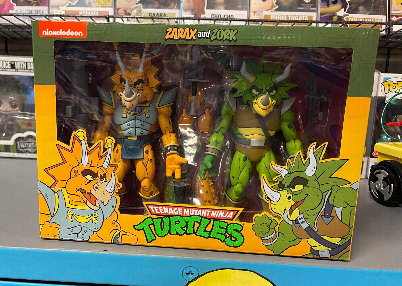 Neca Teenage Mutant Ninja Turtles Zarax And Zork Doubles Action Figures