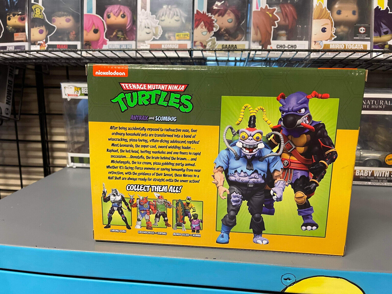 NECA Teenage Mutant Ninja Turtles Antrax and Scumbag Figures 2 Pack - TMNT