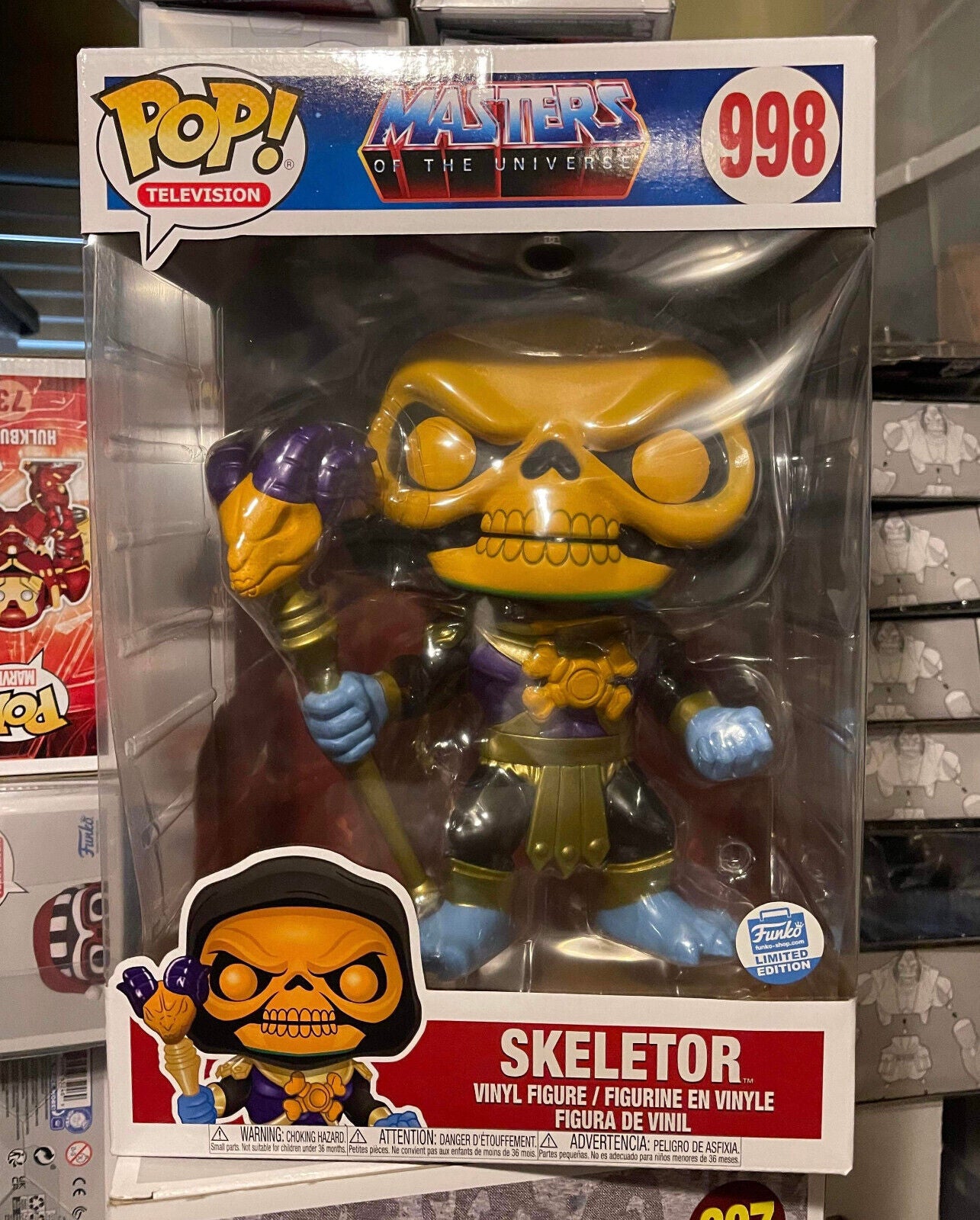 Funko Pop! Skeletor #998 10" Masters of the Universe- Limited Edition