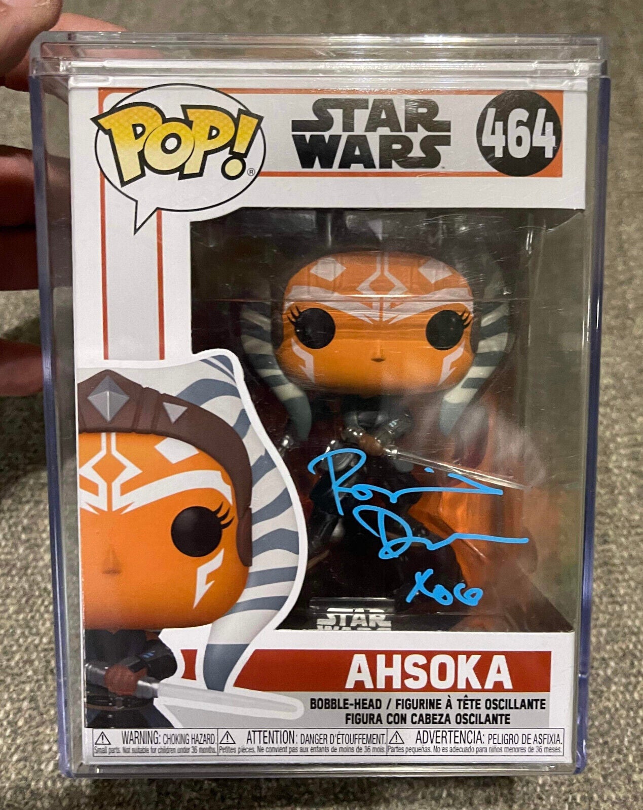 Rosario Dawson Star Wars Ahsoka #464 Signed Funko Pop JSA COA Autographed
