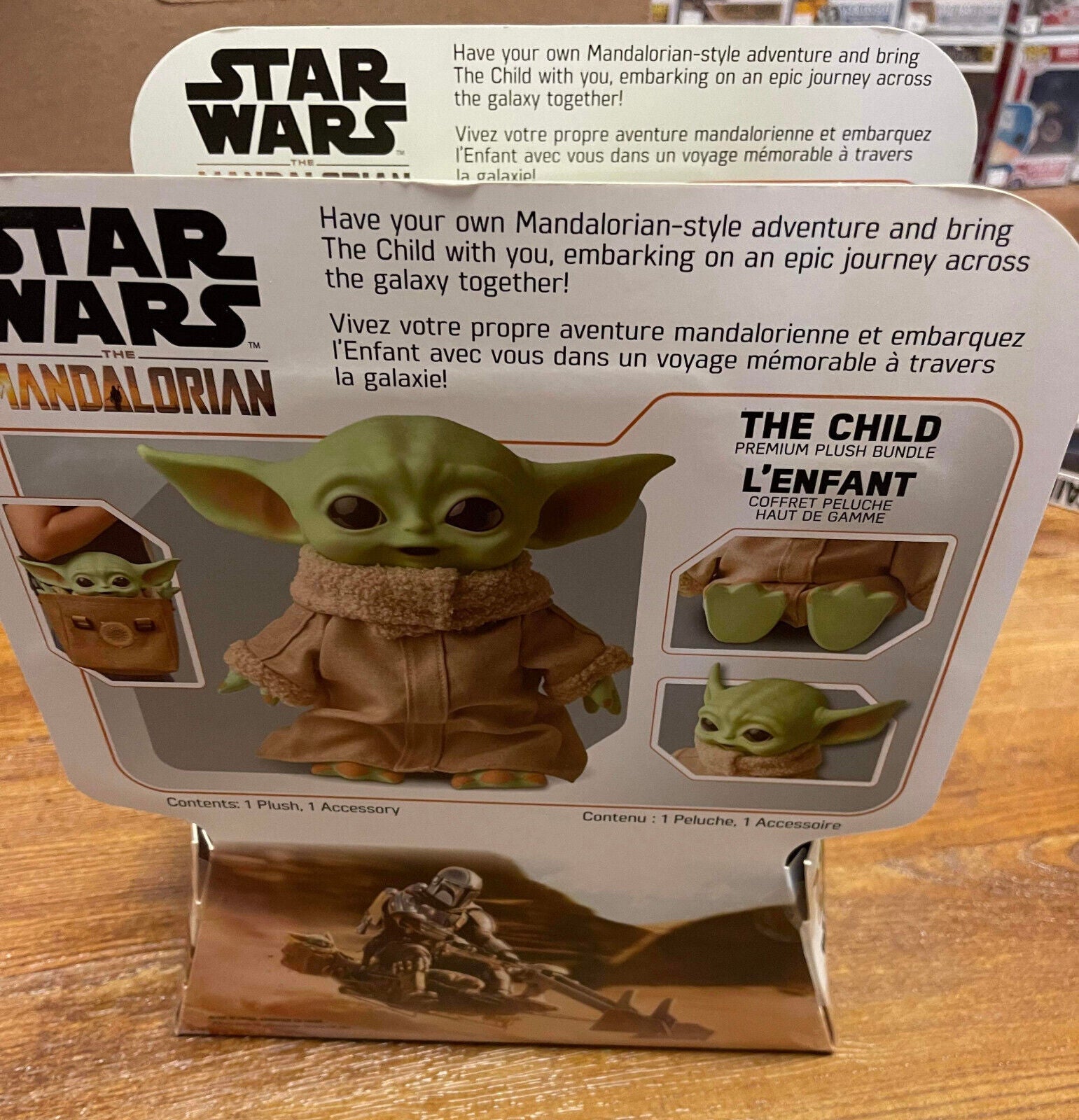 Star Wars Mandalorian The Child Baby Yoda 11” Premium Talking Plush Bundle w Bag