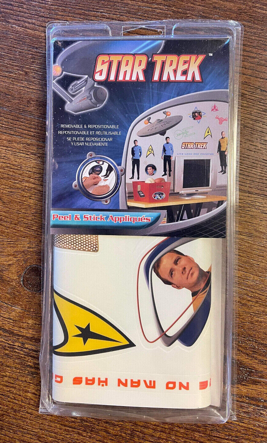 Star Trek Peel & Stick Wall Appliques & Instant Stained Glass