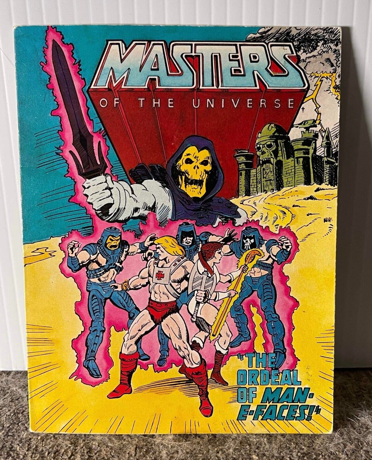 MOTU Masters of the Universe 1982 Mini Comic The Ordeal of Man-E-Faces