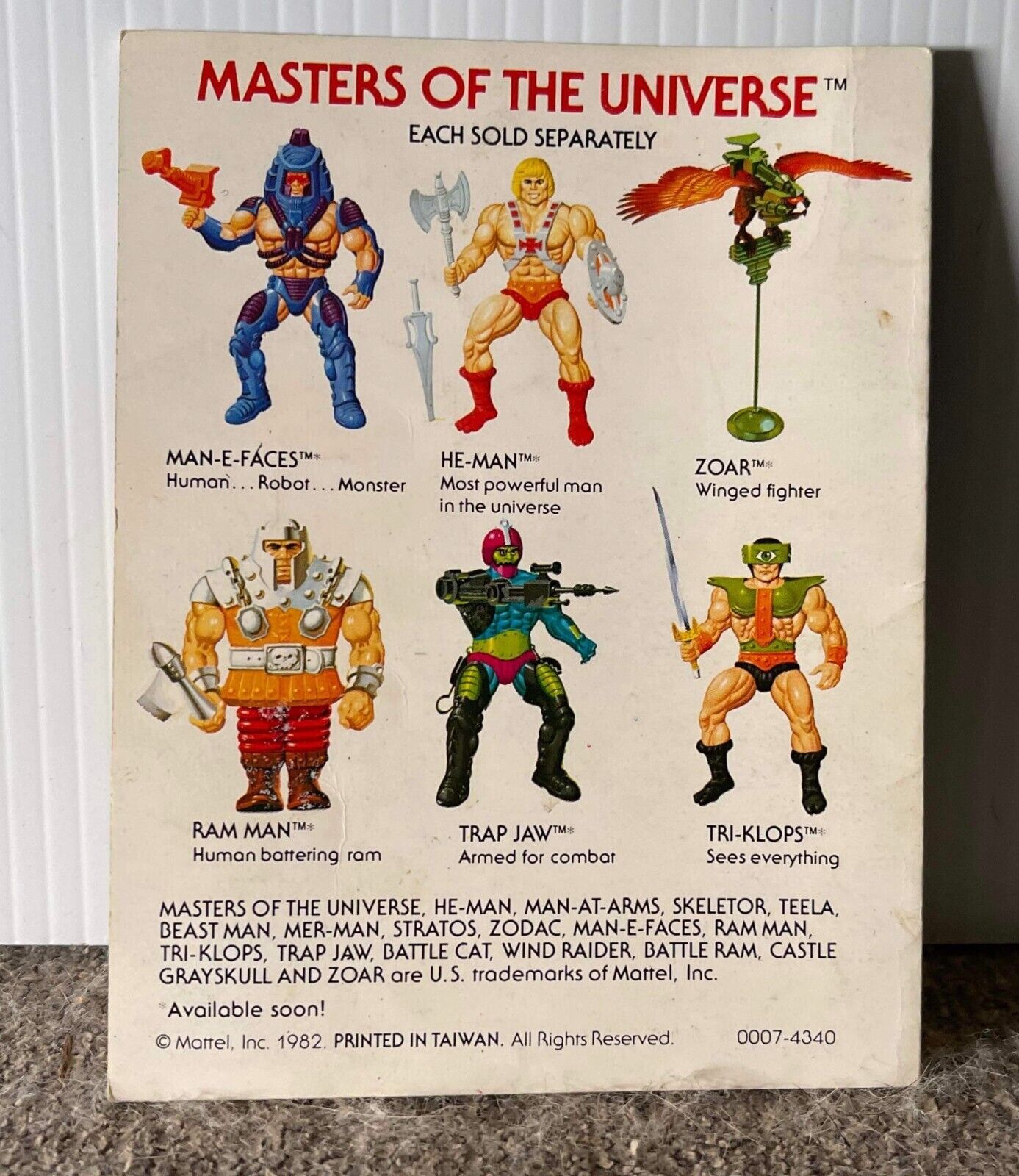 Siege Of Avion Mini Comic He-Man Masters of the Universe 1983 MOTU