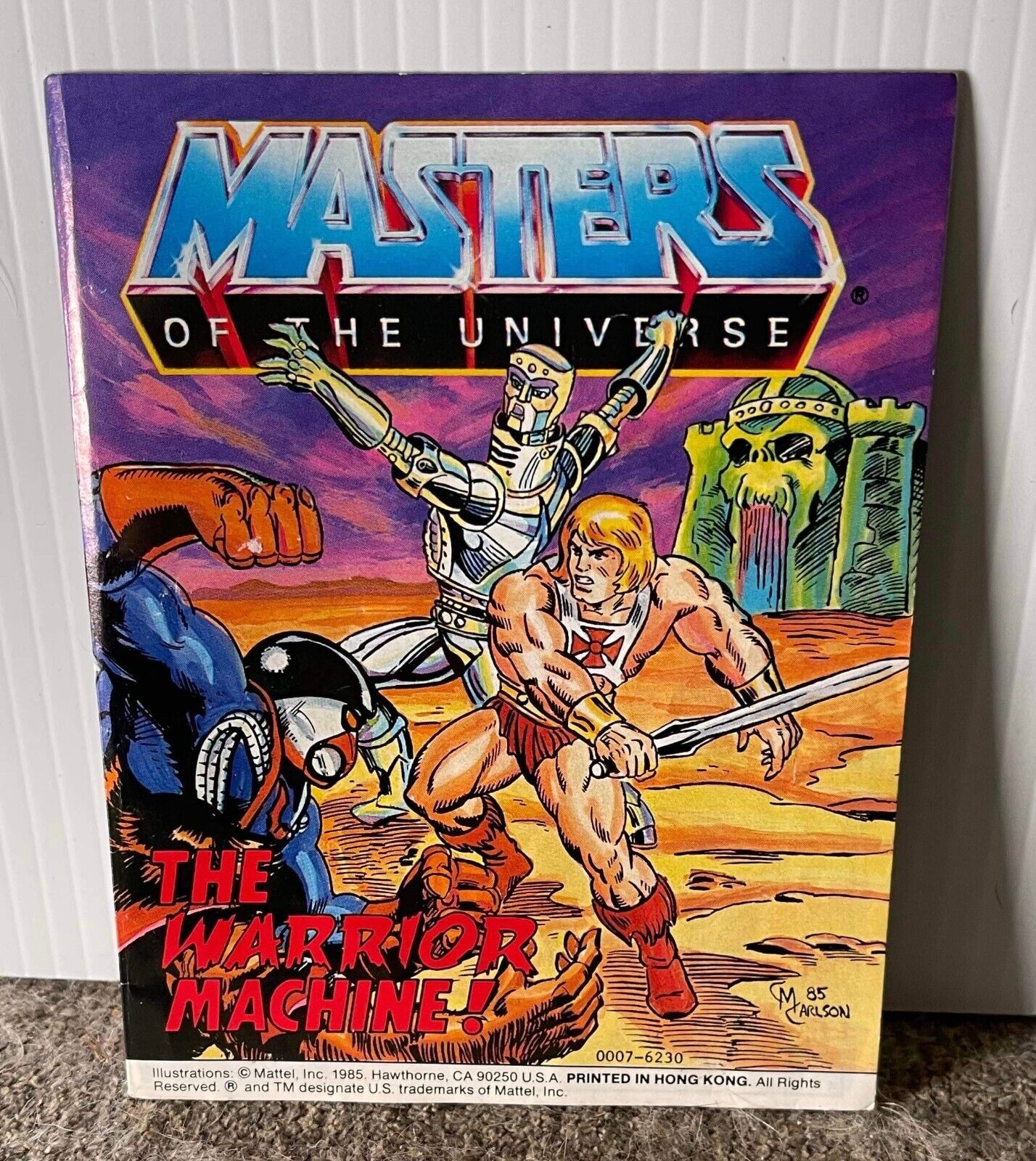 Vintage 1985 Masters Of The Universe Comic Book The Warrior Machine Mattel