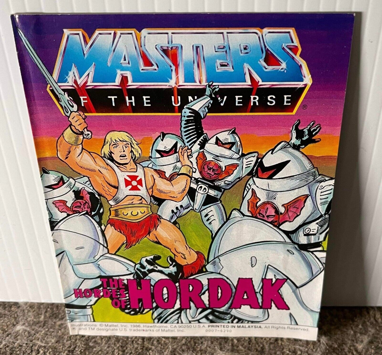 He-Man Masters of the Universe The Hordes of Hordak 1986 Mini Comic MOTU