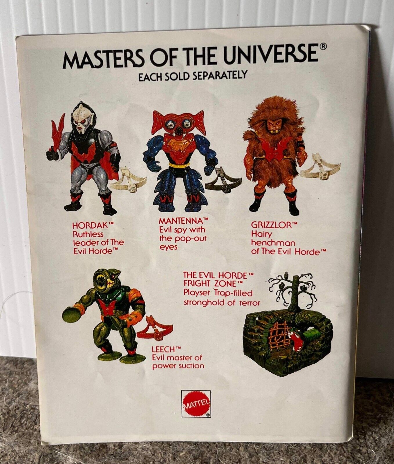 He-Man Masters of the Universe The Hordes of Hordak 1986 Mini Comic MOTU