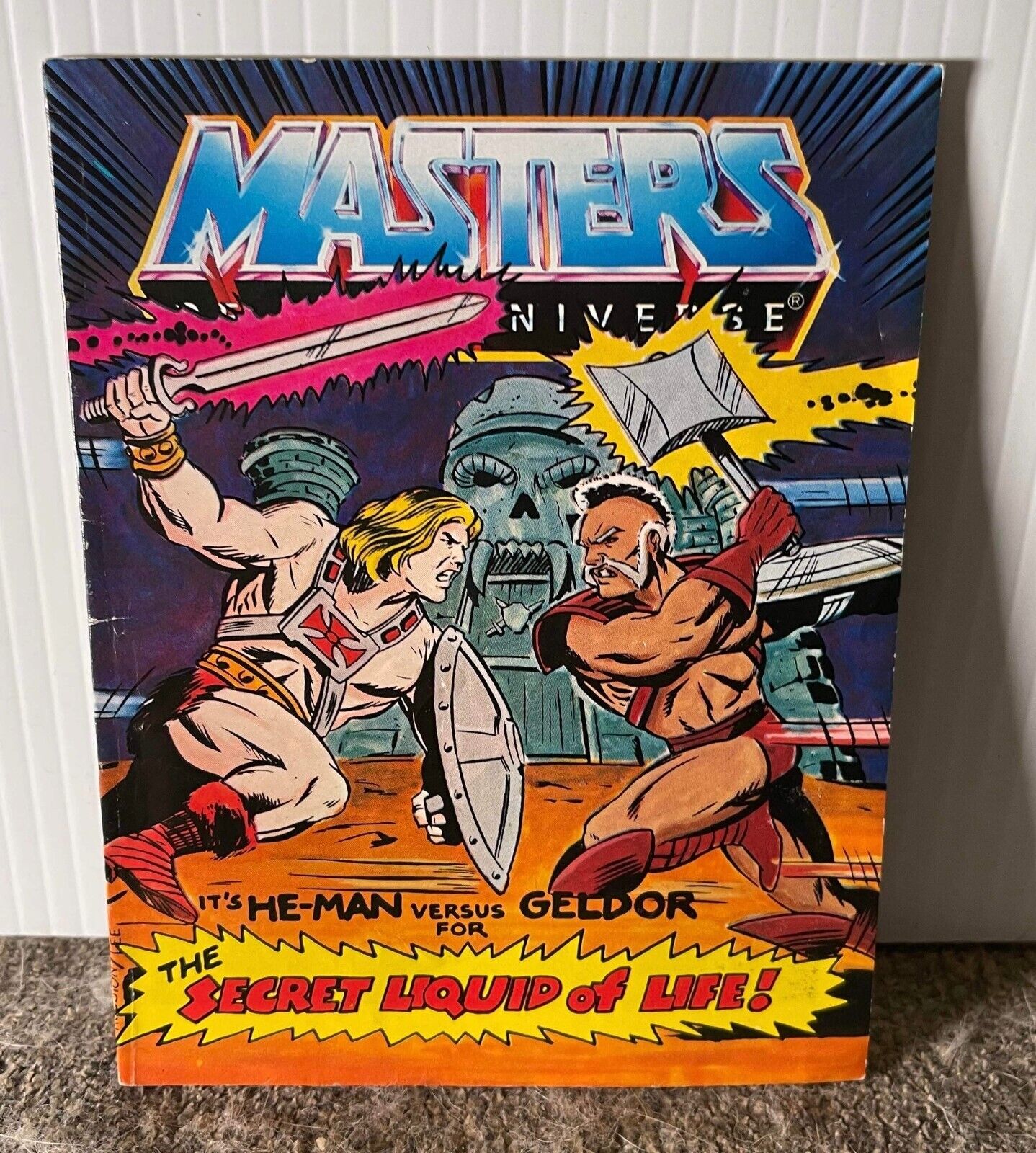 Vintage MOTU Masters of the Universe 1984 The Secret Liquid of Life Mini Comic