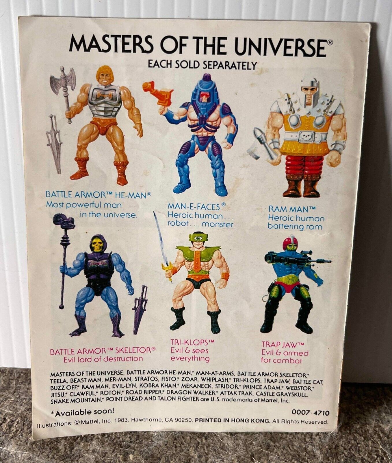 Masters Of The Universe He-Man Vs Skeletor In The Temple of Darkness Mini-Comic