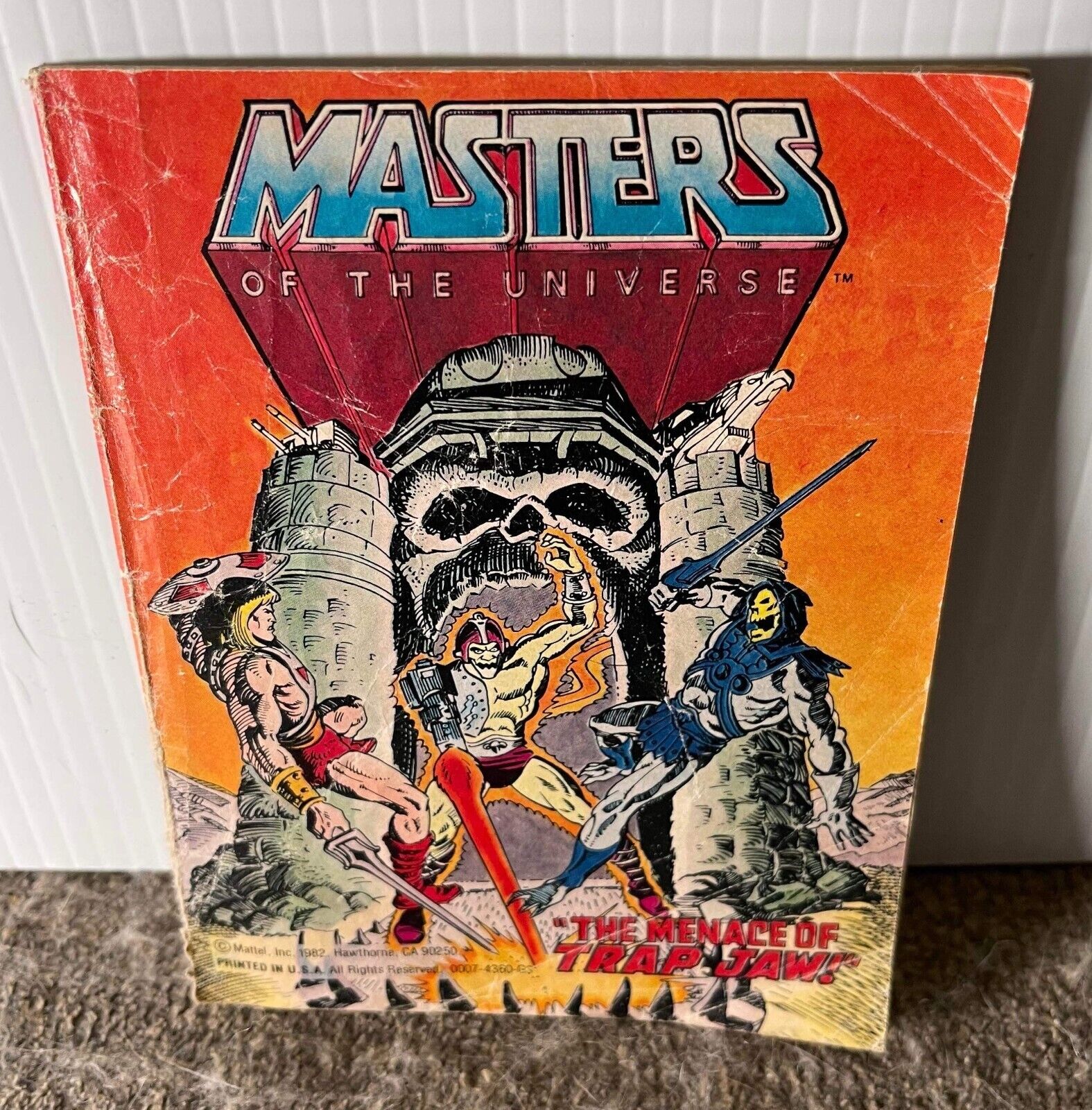 The Menace of Trap Jaw Mini Comic 1982 He-Man Masters of the Universe MOTU