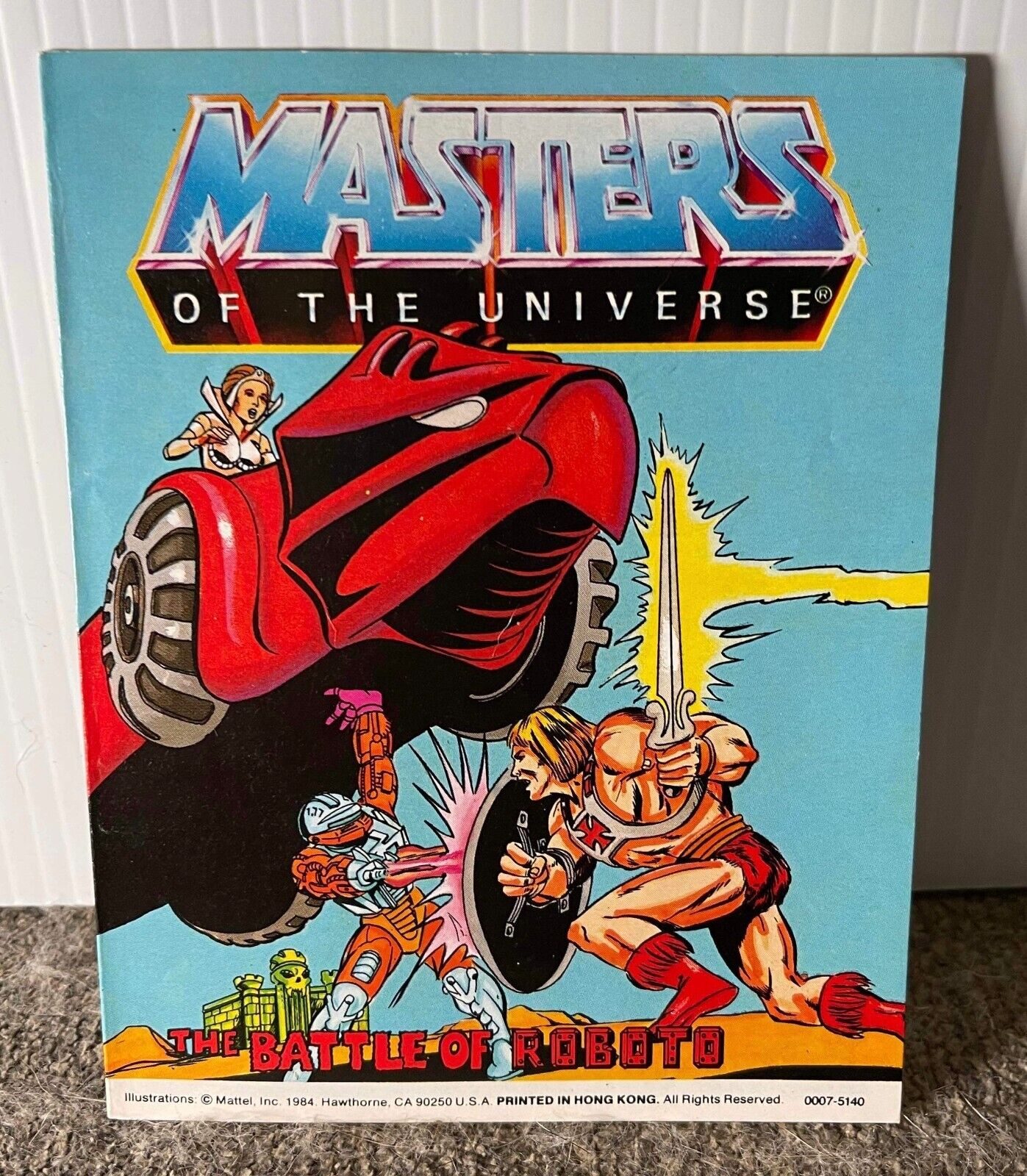 HE-MAN Masters of The Universe MOTU Mini Comic 1985 Battle Of Robots