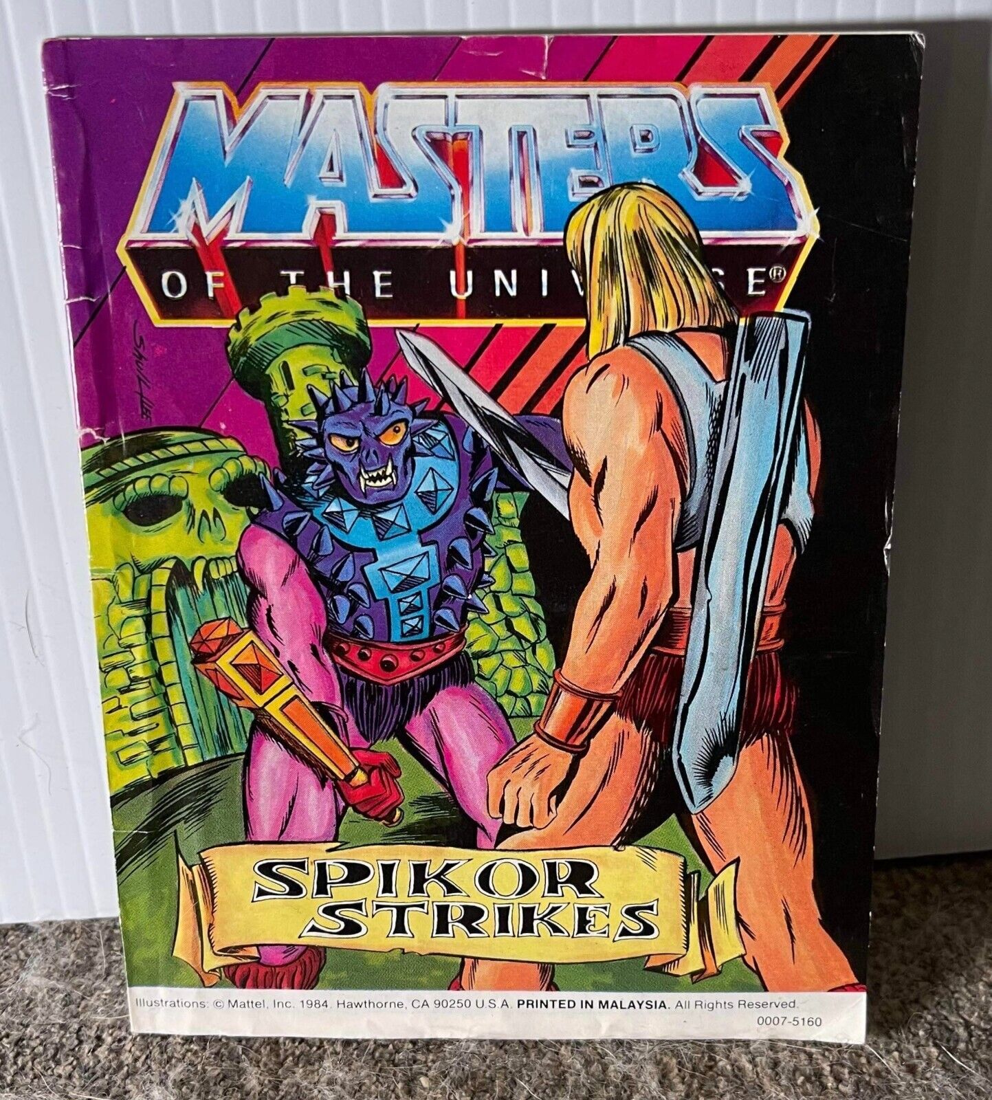 Masters of the Universe Spikor Strikes Mini Comic 1984