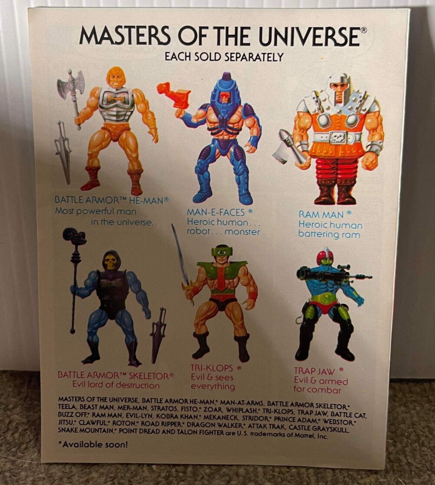 The Stench Of Evil 1984 Mini Comic He-Man MOTU Masters of the Universe