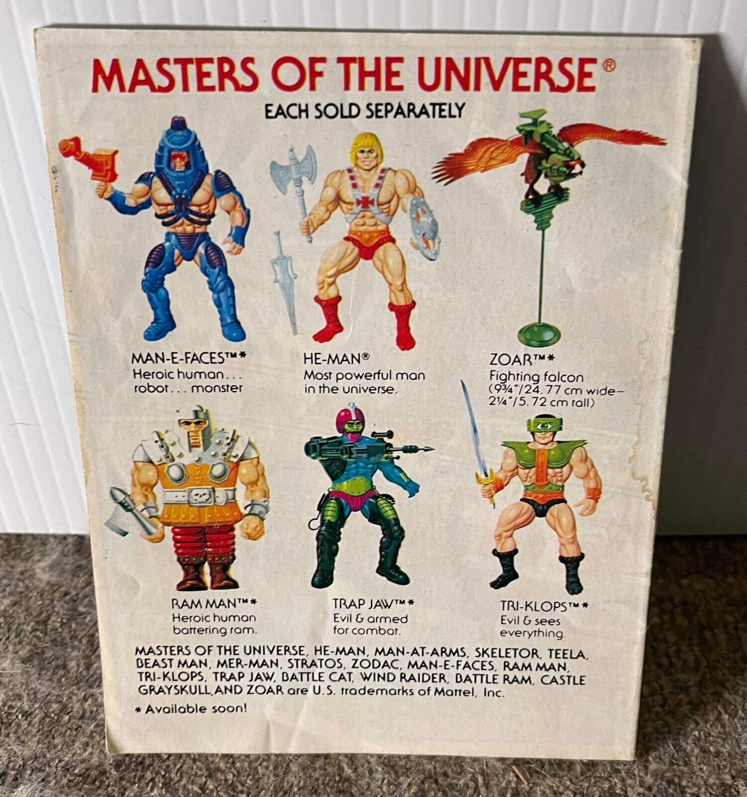 He-man Masters of The Universe Mantenna and Menace of The Evil Horde Mini Comic