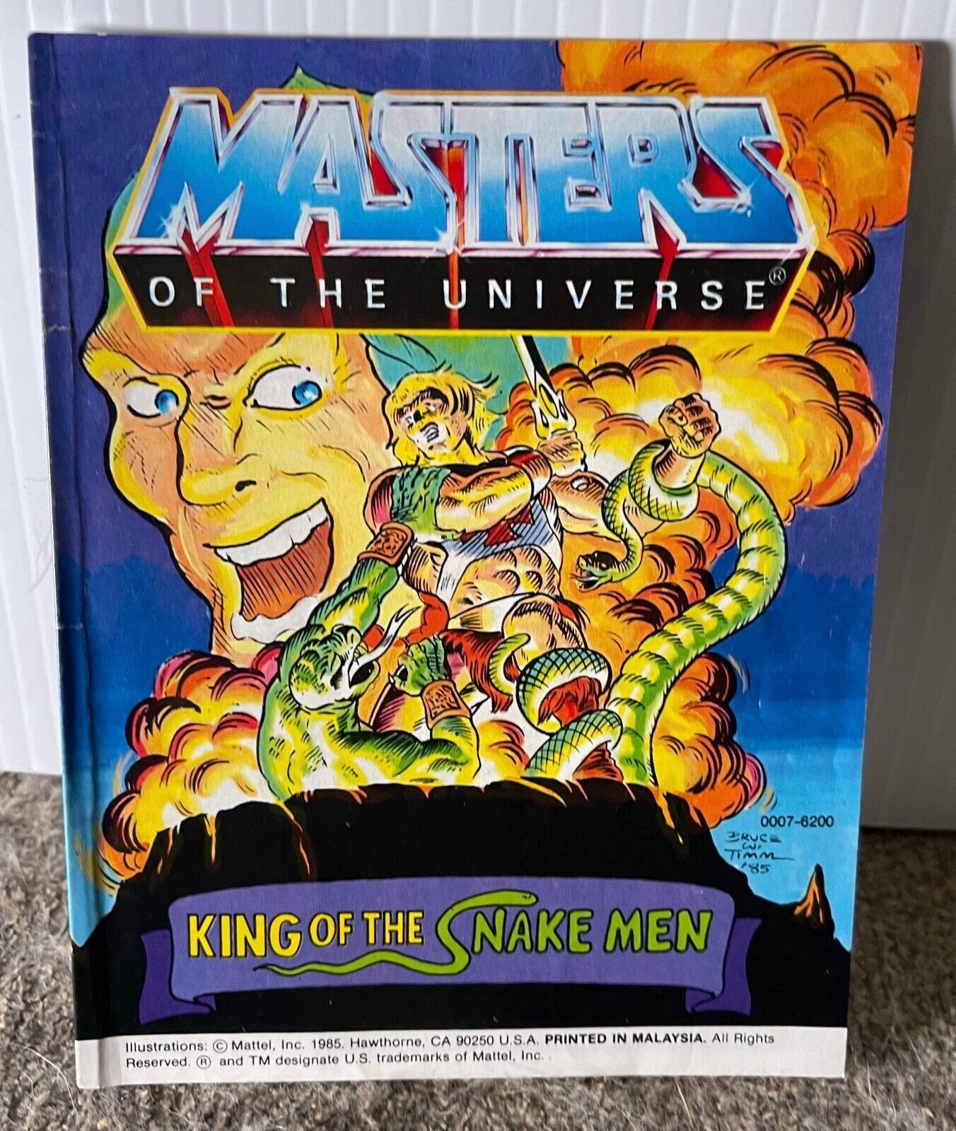 King Of The Snake Men Mini Comic He-Man Masters of the Universe MOTU 1985