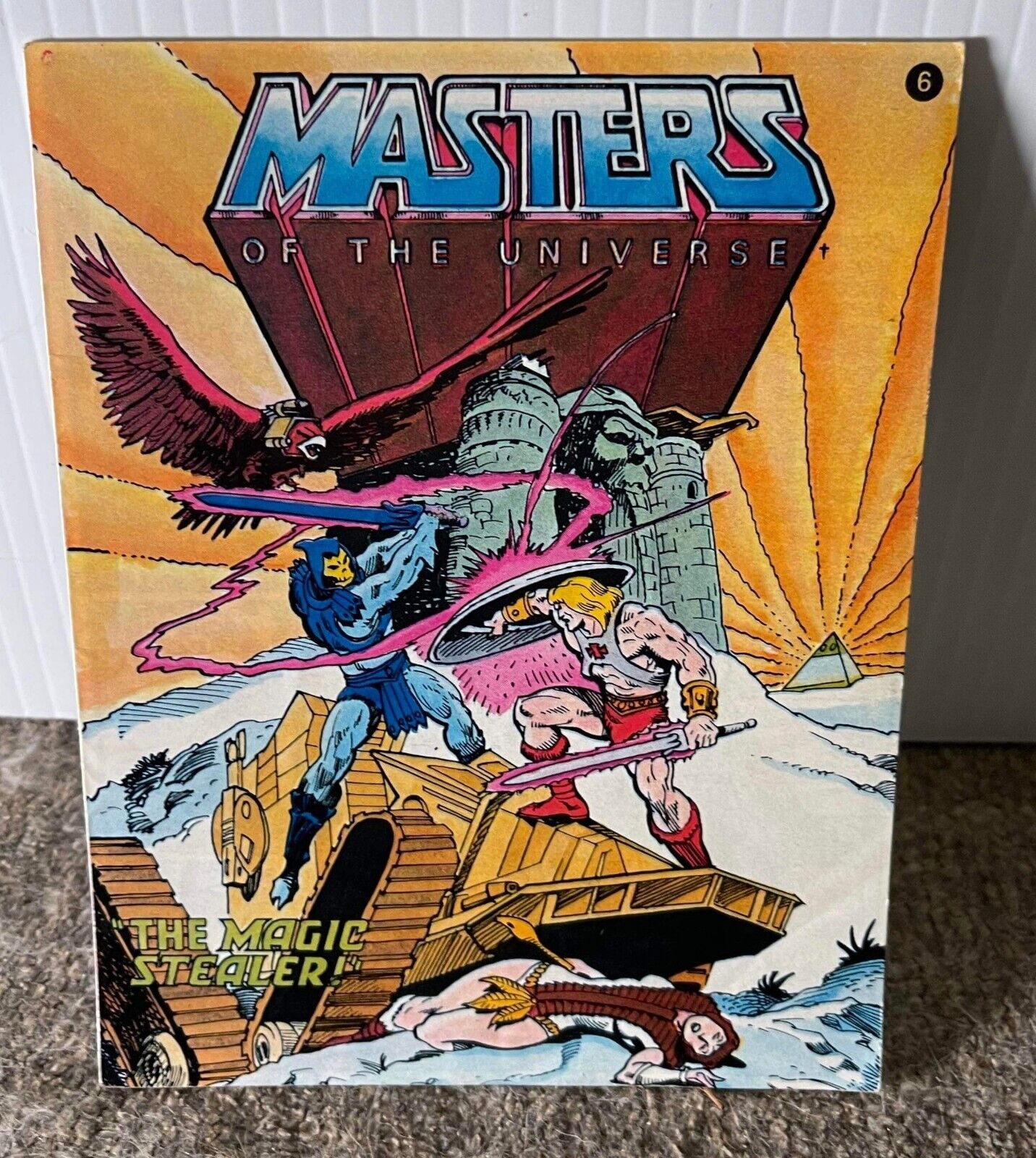 1982 Mattel MOTU Masters of Universe THE MAGIC STEALER Mini Comic Book