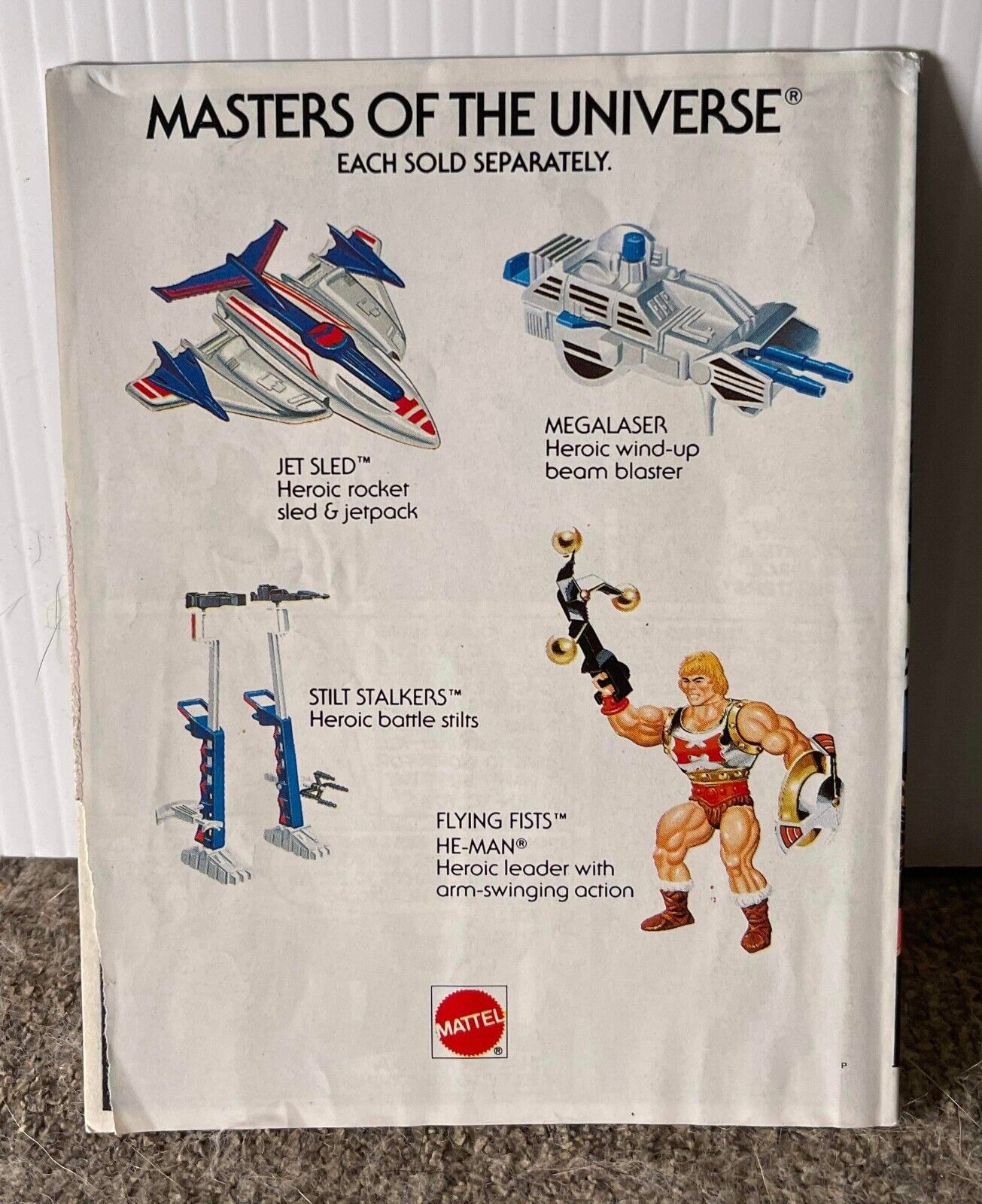 Snake Attack Mini Comic Book MOTU Masters of the Universe 1985 Mattel