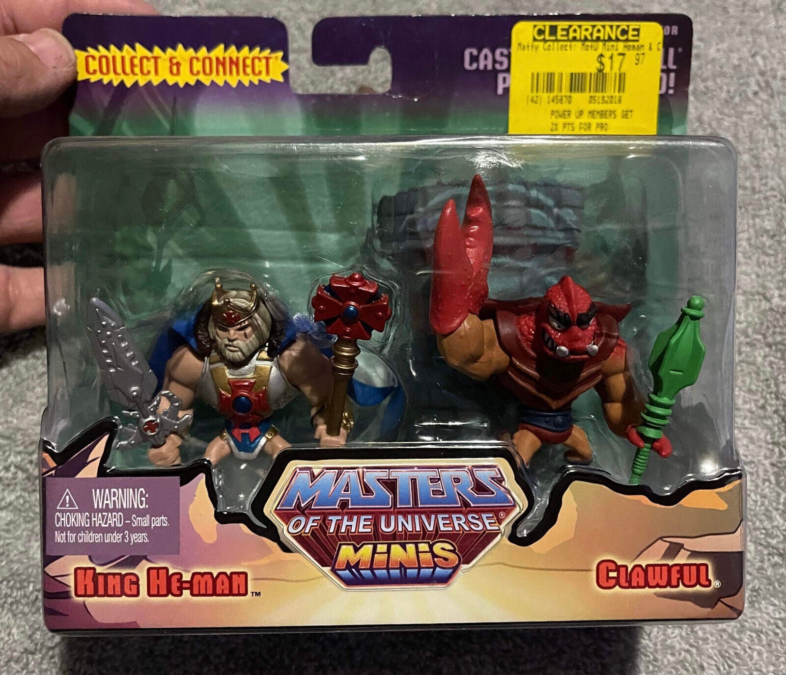 Masters of the Universe Minis King He-Man & Clawful Exclusive Mini Figure 2-Pack