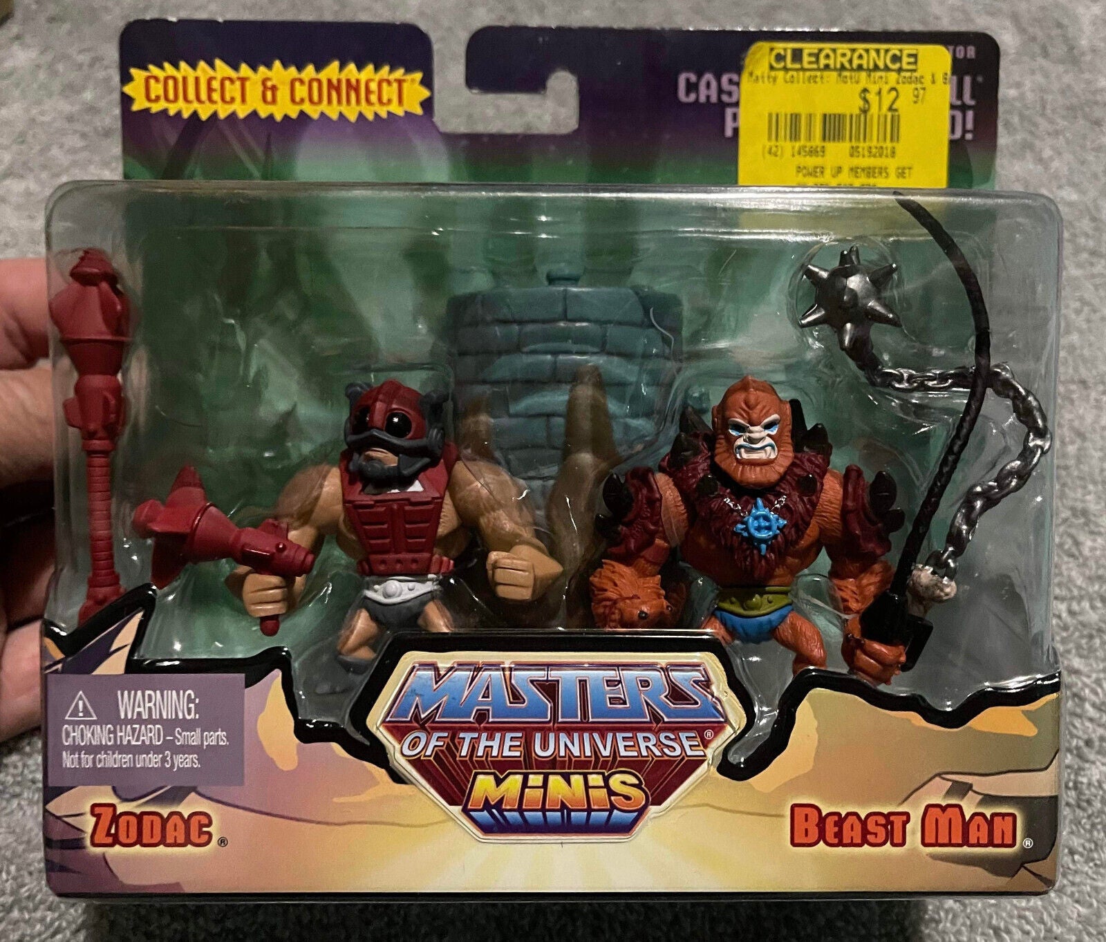 He-man- Masters Of The Universe- Zodac and Beastman Mini 2 Pack Matty 2014