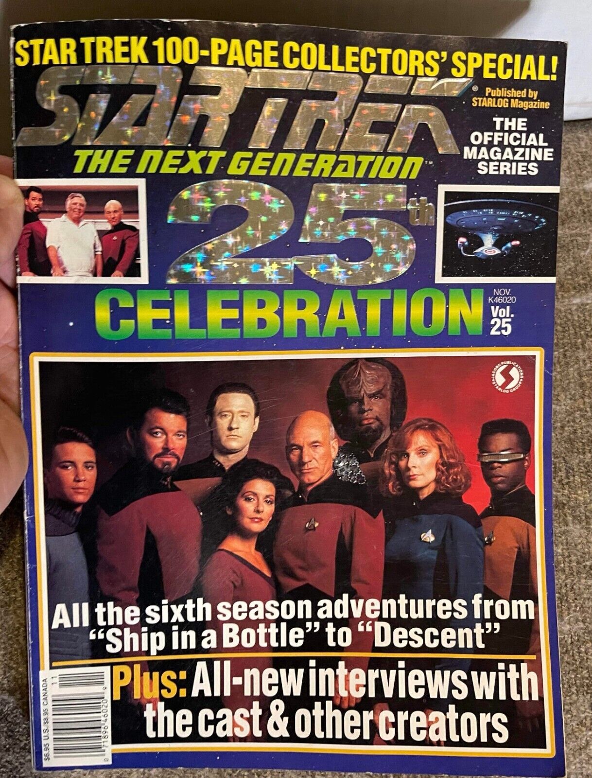 Star Trek The Next Generation 25th Celebration 100 Page Collector's Special 1993