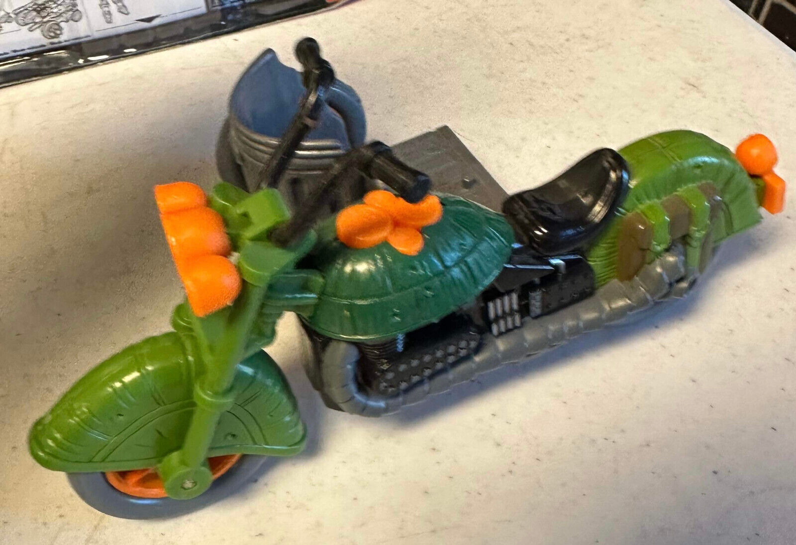 Vintage 1989 Teenage Mutant Ninja Turtle SEWER MOTORCYCLE w/ Sidecar