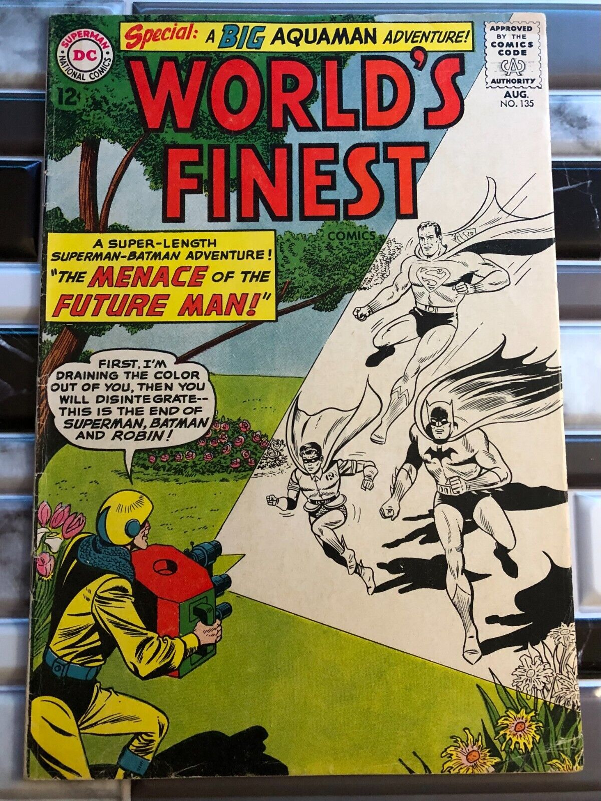 World's finest #135 Batman Superman DC Comics 1963