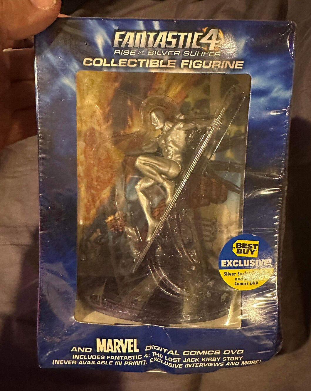 Marvel Silver Surfer Figurine & DVD Best Buy Exclusive Digital Comic