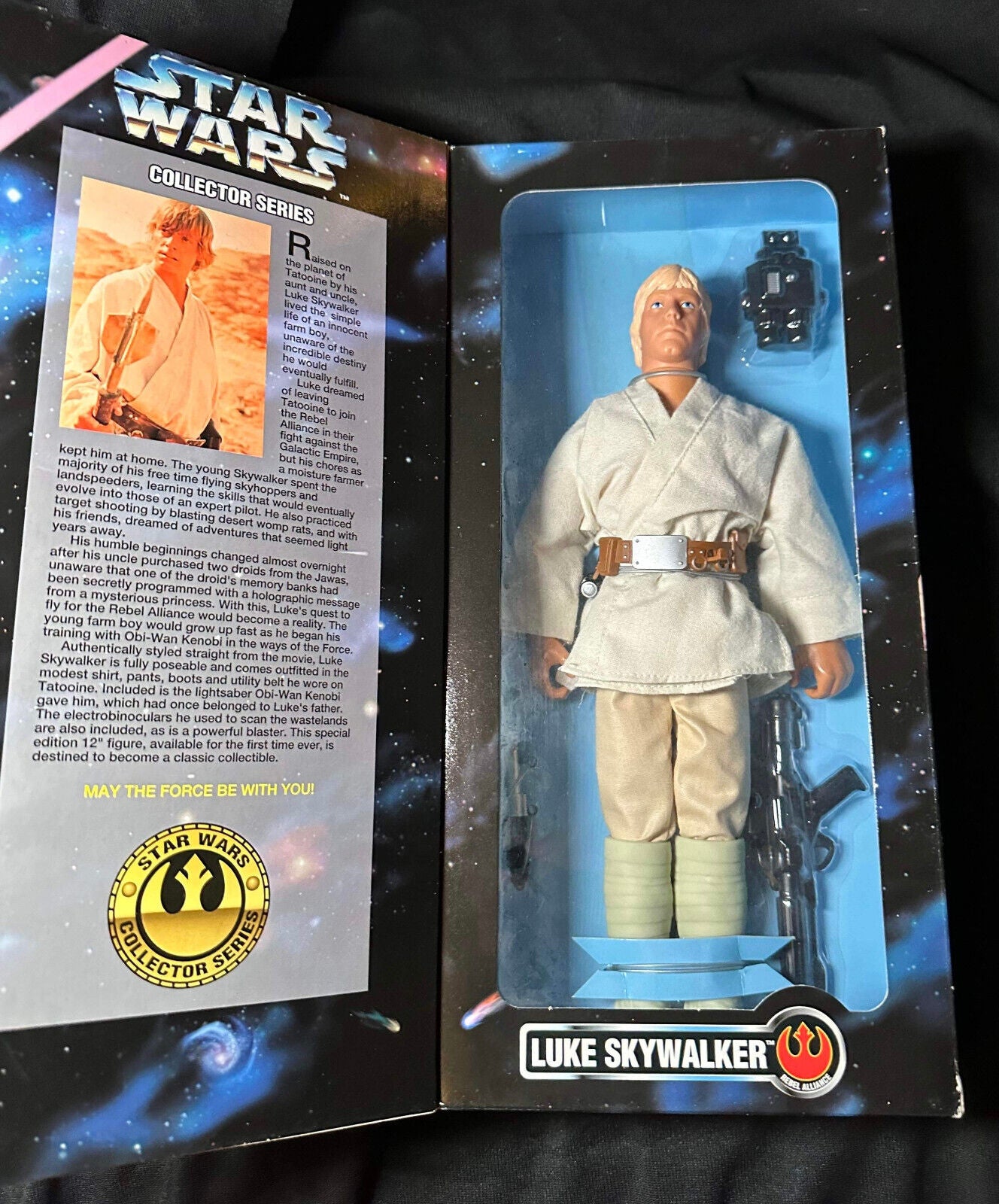 Vintage Luke Skywalker Star Wars Collector Series 12" Figure , 1996 Kenner