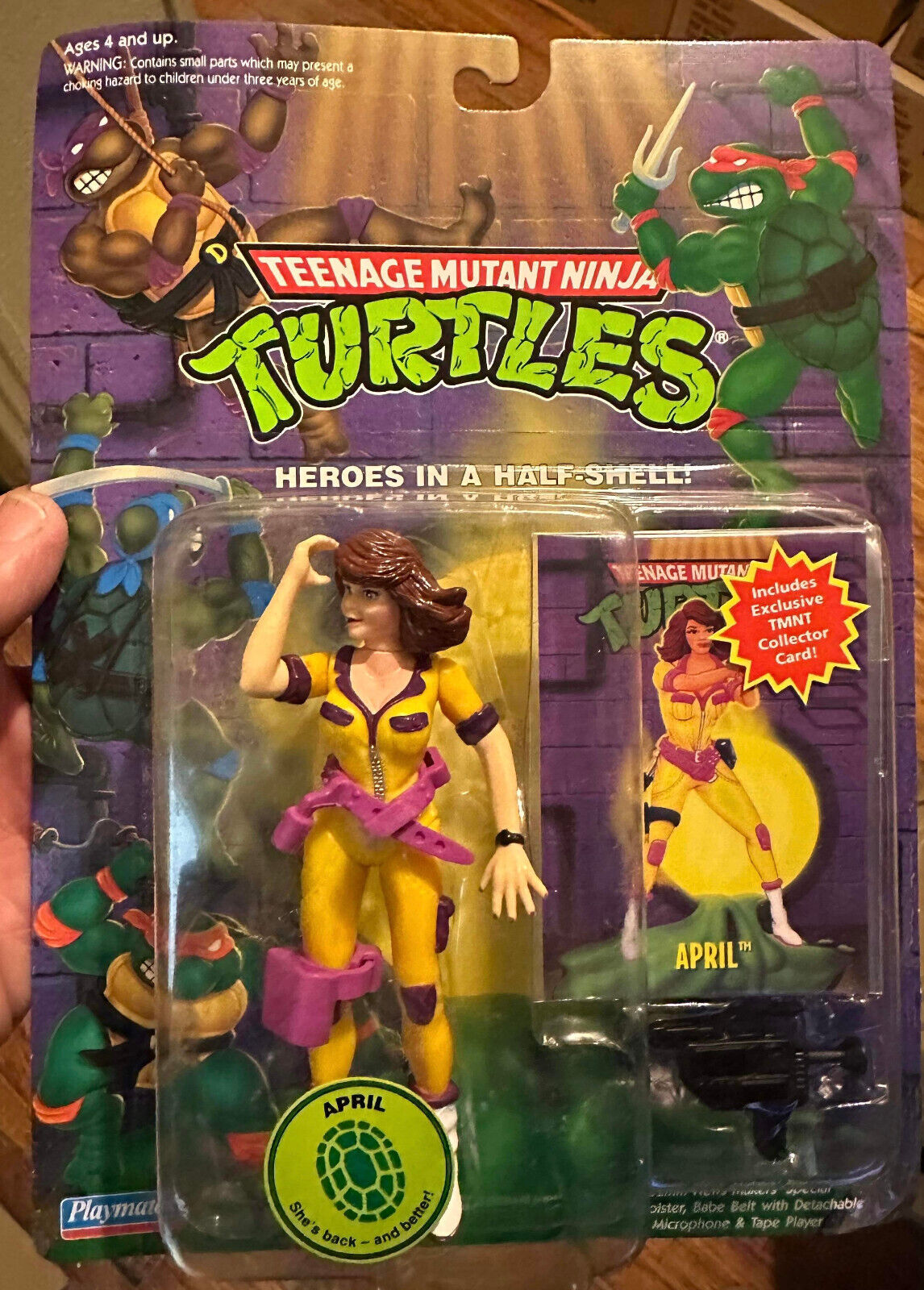 Vintage 1994 TMNT APRIL O'NEIL Action Figure Teenage Mutant Ninja Turtles