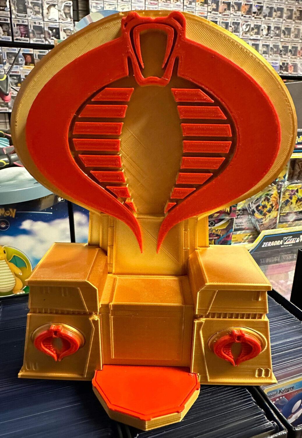 Gi joe 3d printed Throne for Cobra Commander, for 6 inch Figures