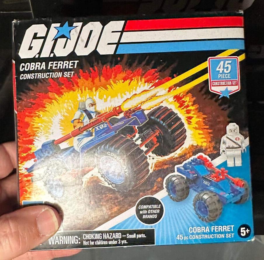 GI Joe Cobra Ferret & Storm Shadow Construction Set Forever Clever Hasbro