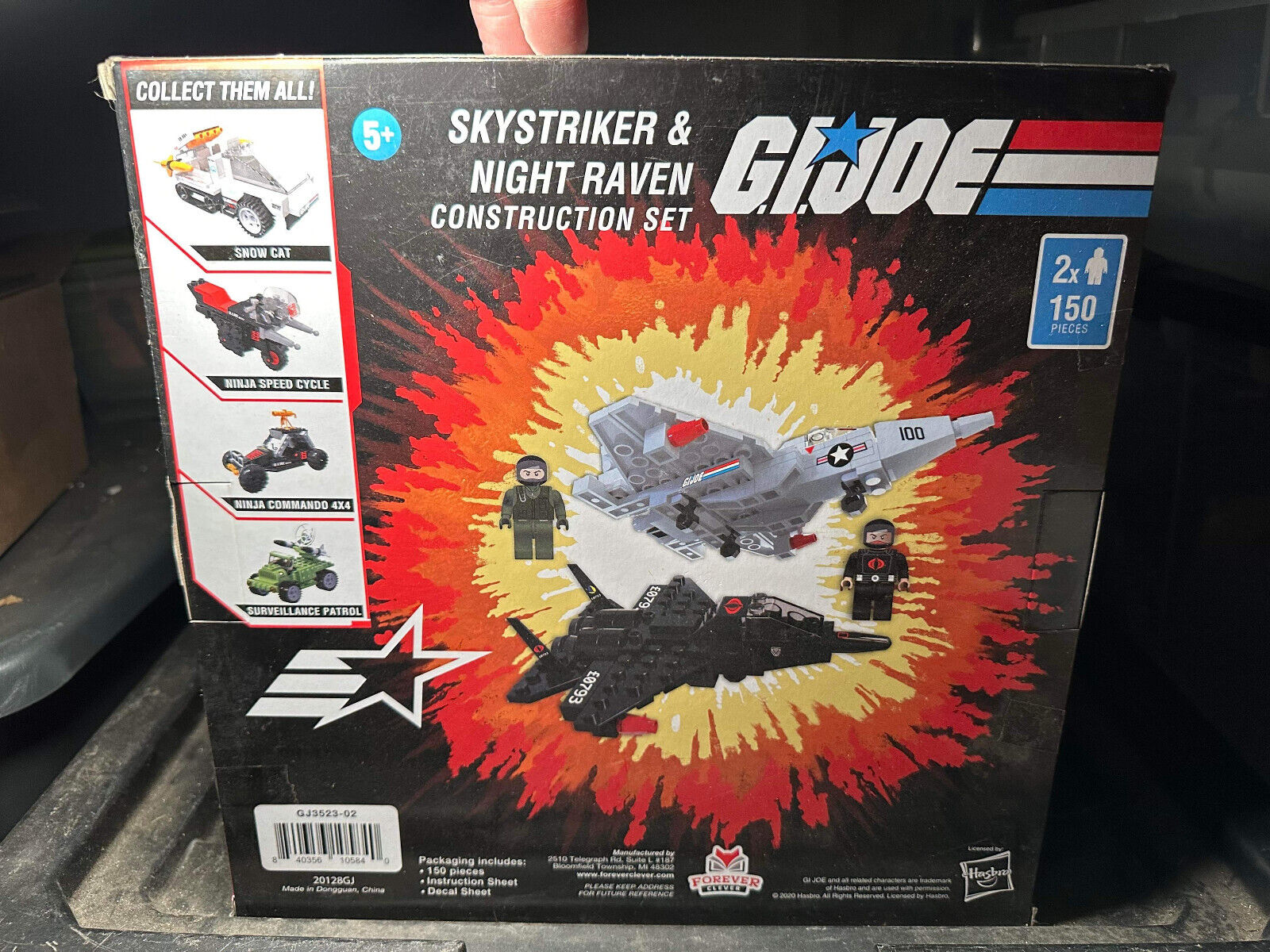 GI Joe - Cobra Night Raven & Skystriker Construction Set 150 Pieces