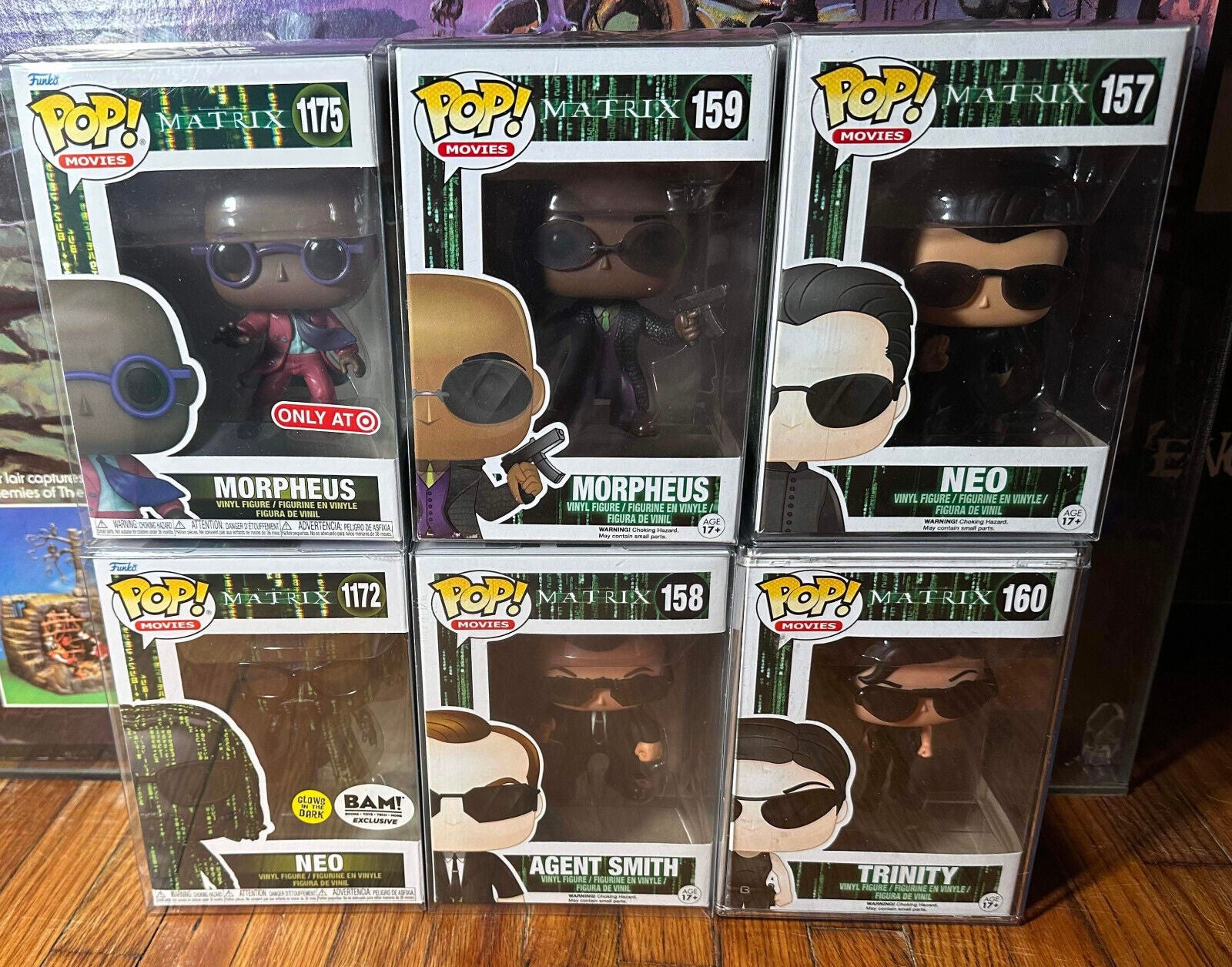 Funko Pop! The Matrix - Neo/Trinity/Morpheus/Agent Smith + Exclusives!