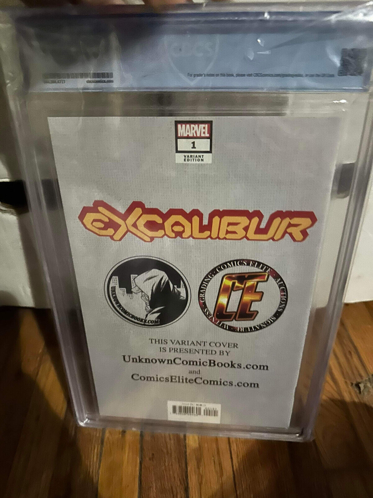 Excalibur #1 Jay Anacleto Rogue VIRGIN Exclusive CBCS 9.8