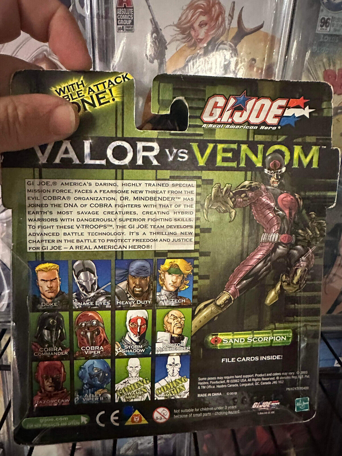 GI Joe Valor Vs Venom 2-Pack SCARLETT & SWITCH GEARS Desert Patrol Squad Hasbro