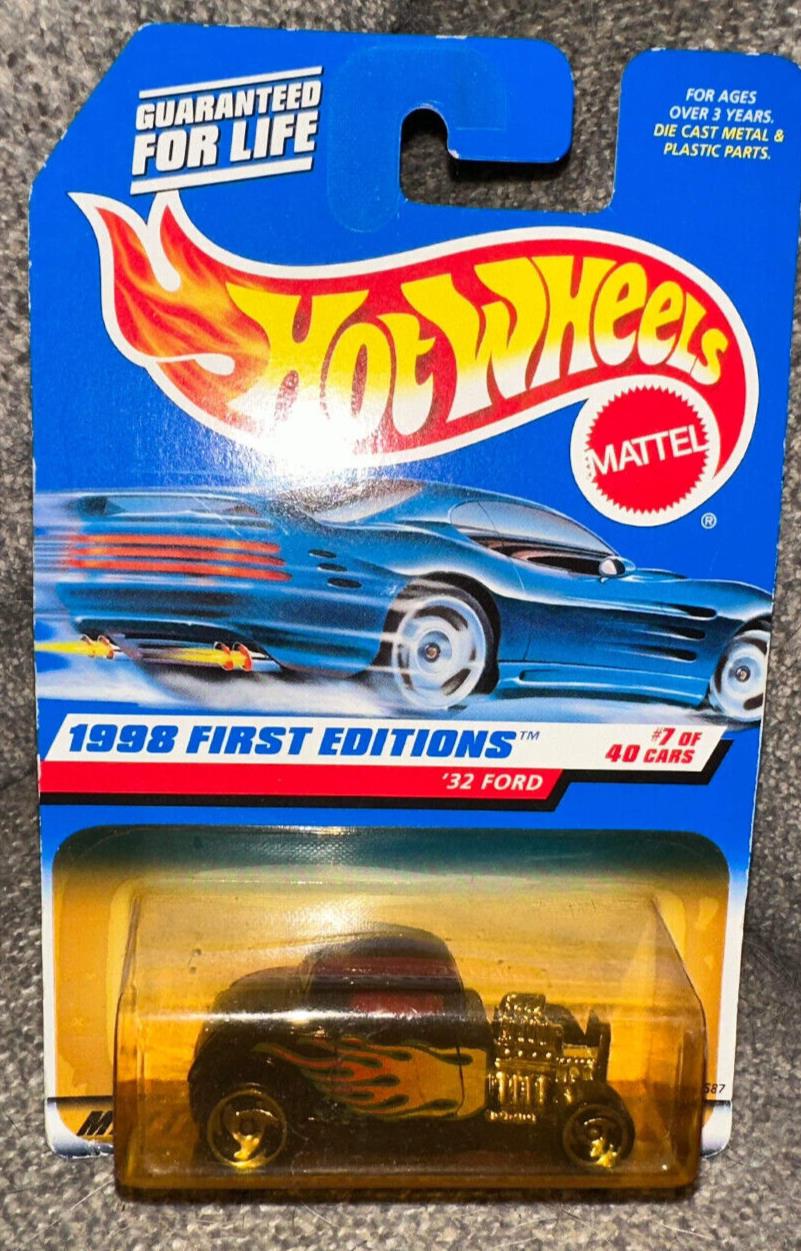 1998 Hot Wheels First Editions '32 Ford # 636 # 7 Of 40
