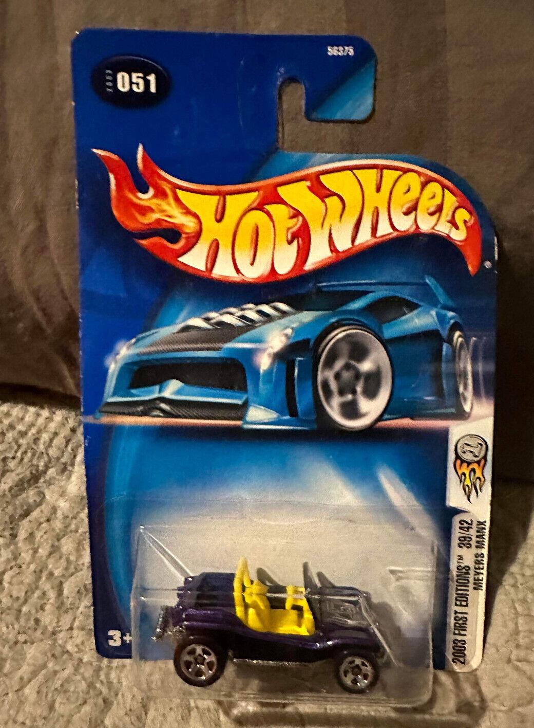 2003 Hot Wheels #051 First Editions 39/42 Meyers Manx