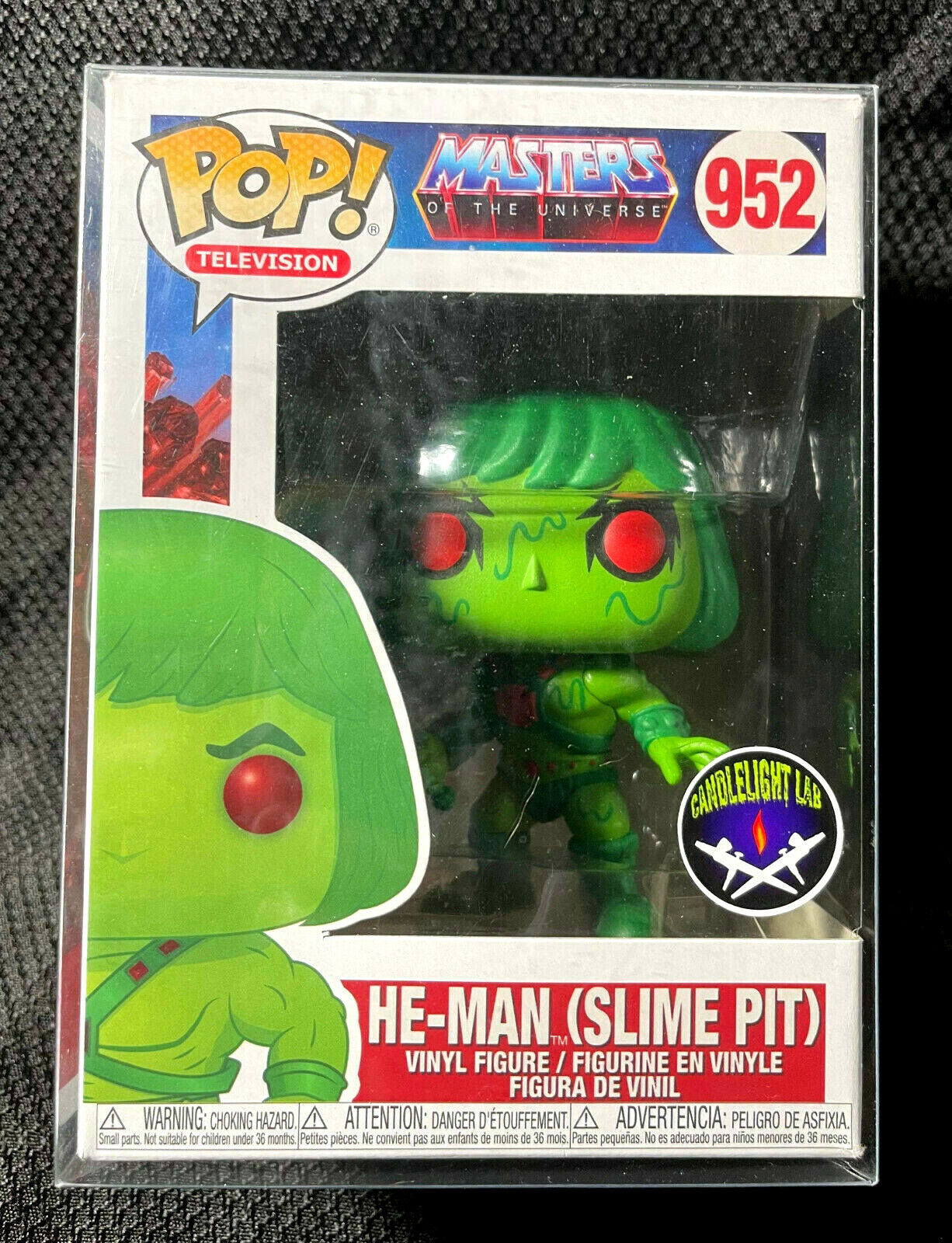 Funko Pop! Masters of the Universe #952 Slime Pit He-Man Candlelight Custom