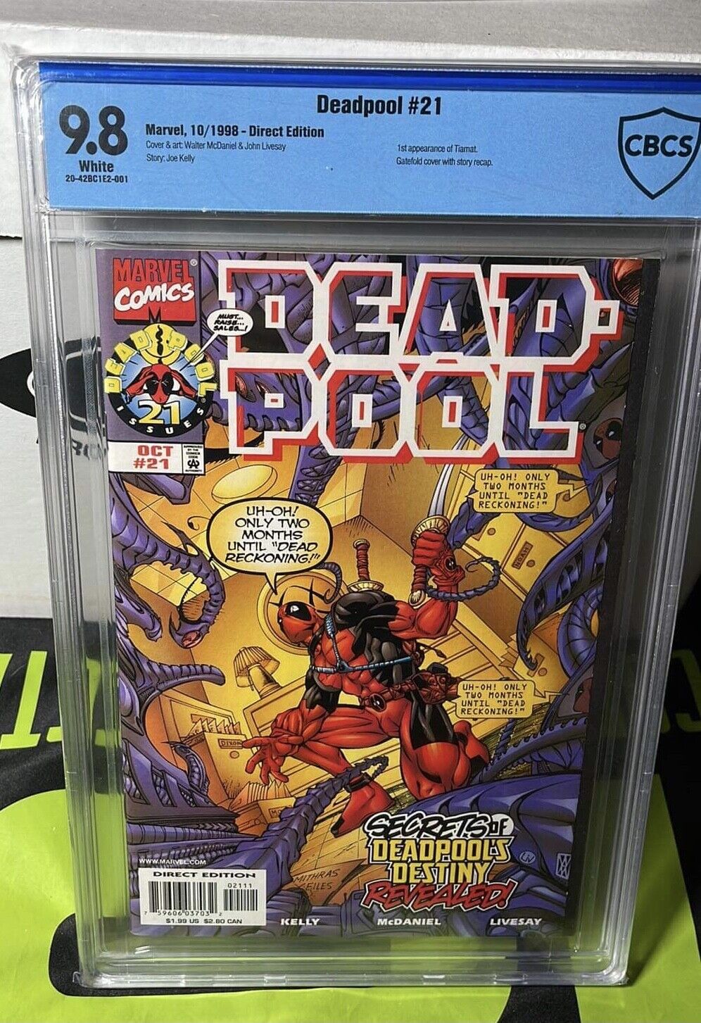 Deadpool #21 Marvel Comic Book 1998 CBCS 9.8