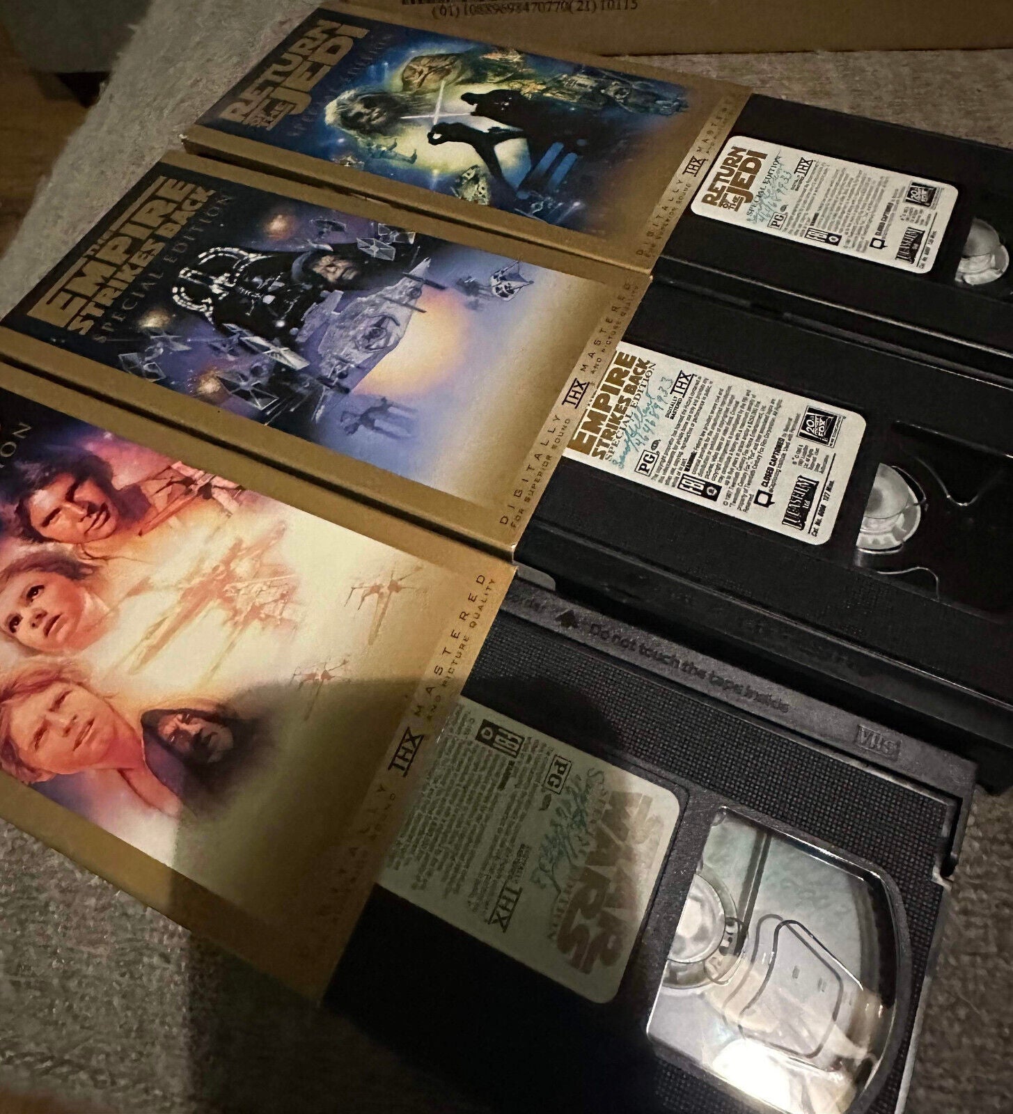 Star Wars Trilogy (VHS, 1997, Special Edition) 3 Movie Set LucasFilm