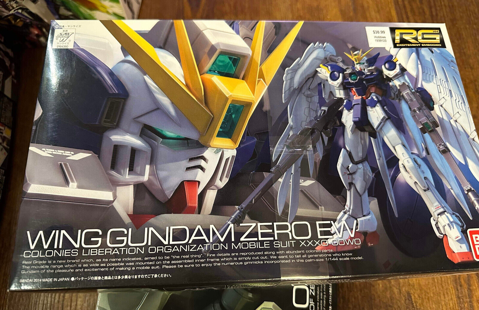 Bandai Wing Gundam Zero EW RG #17 1/144 Real Grade Model Kit