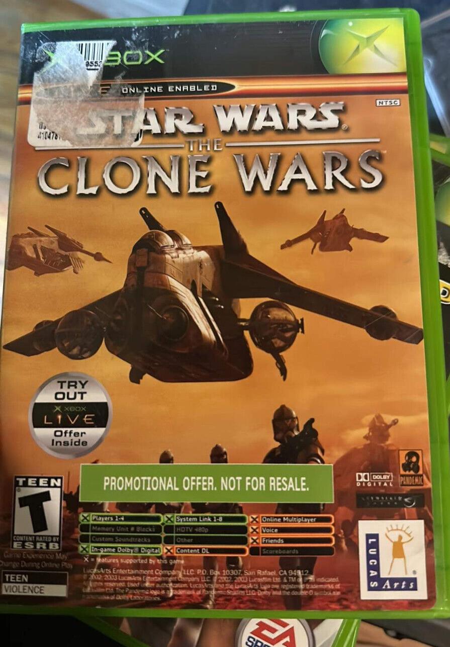 Star Wars Clone Wars Tetris Worlds Combo Original Xbox Game