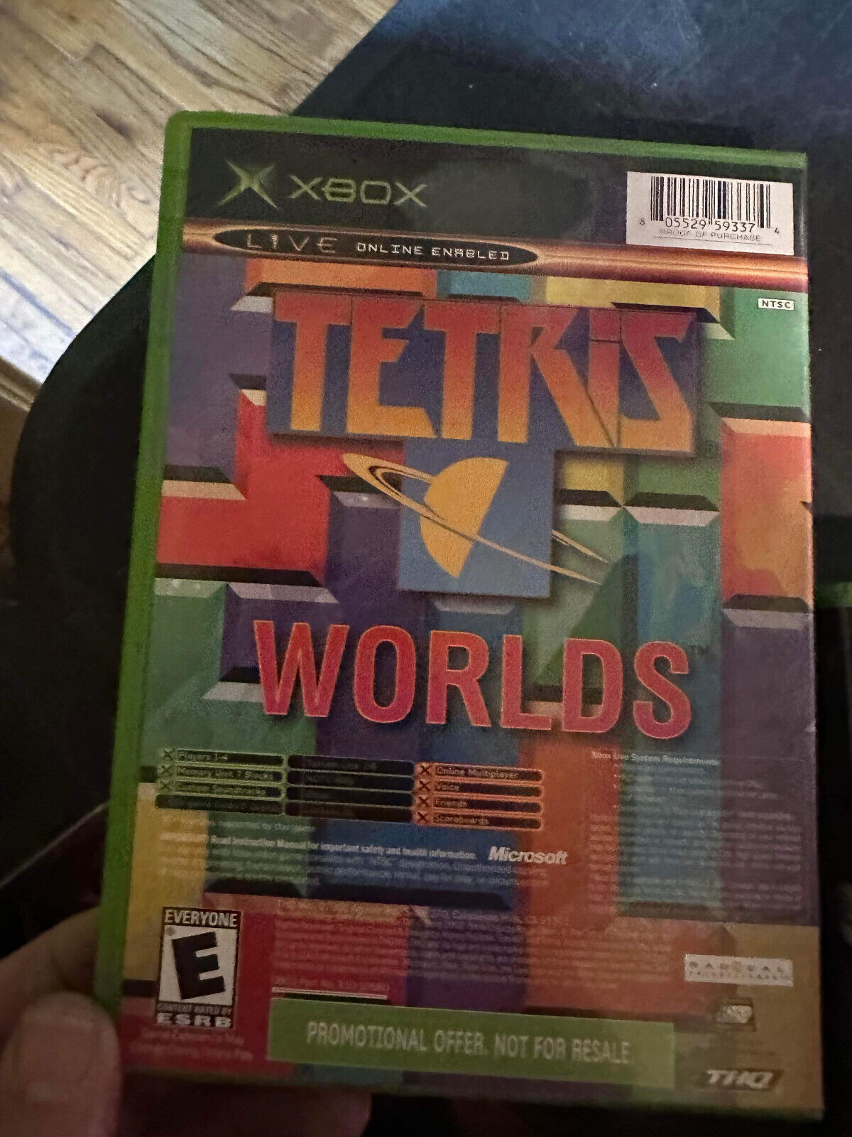 Star Wars Clone Wars Tetris Worlds Combo Original Xbox Game