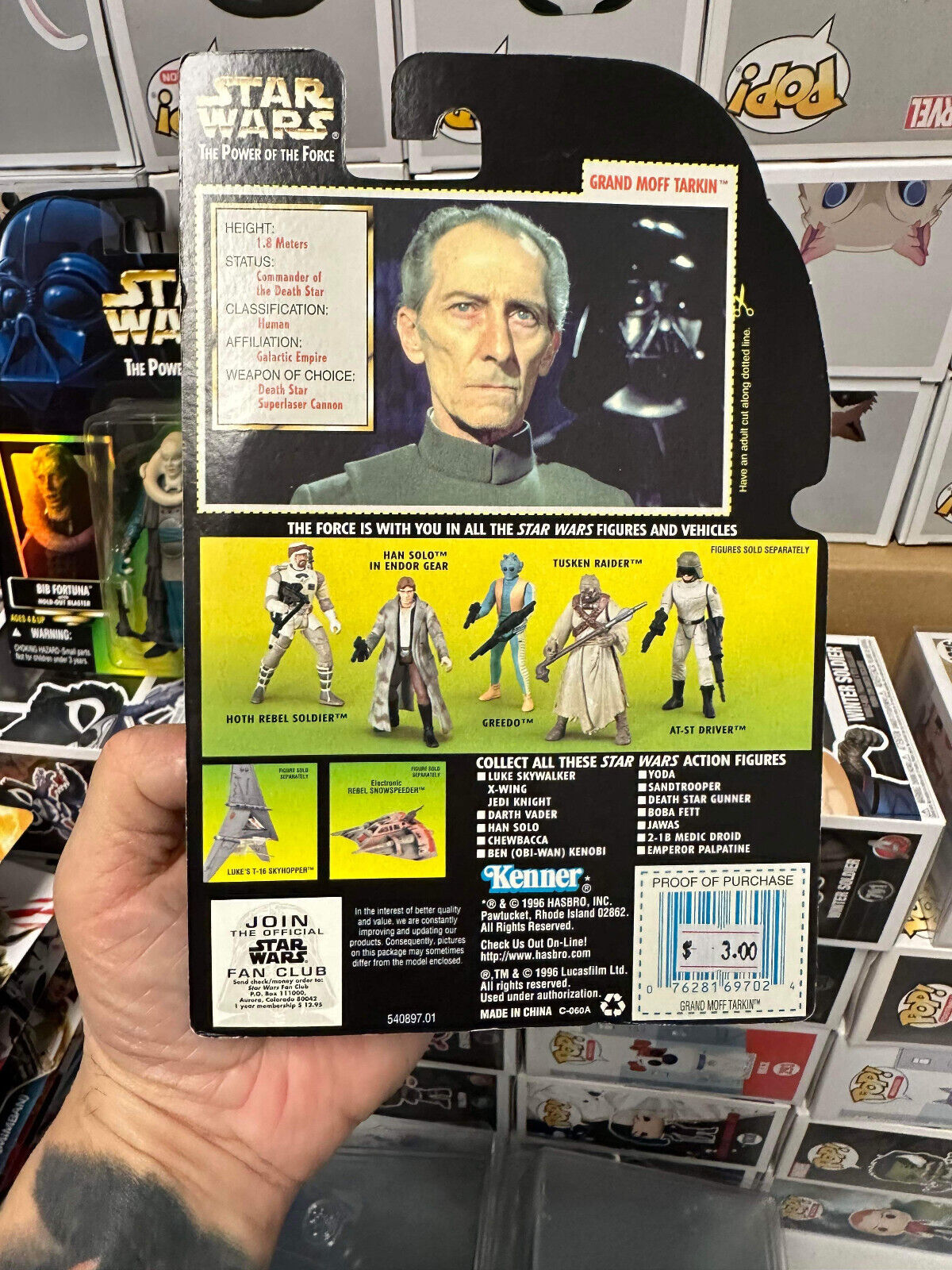 Hasbro Star Wars Power Of The Force: Grand Moff Tarkin Action Figure